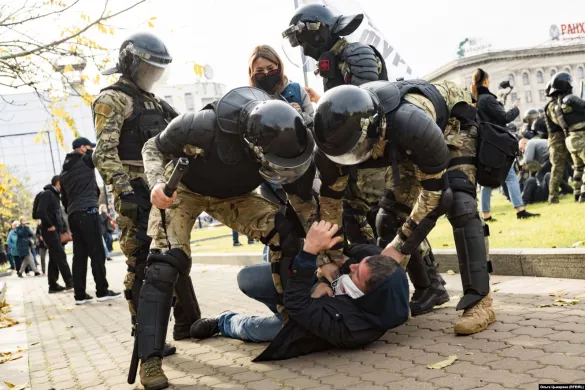 Протест в поддержку Сергея Фургала, 10 октября 2020 год / Фото: <a href="https://www.sibreal.org/a/30886307.html">Ольга Цыкарева</a> для «Сибирь. Реалии»