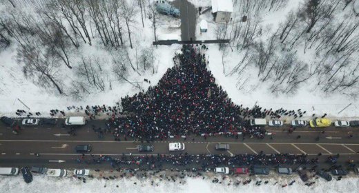 Протест против мусора в Подмосковье