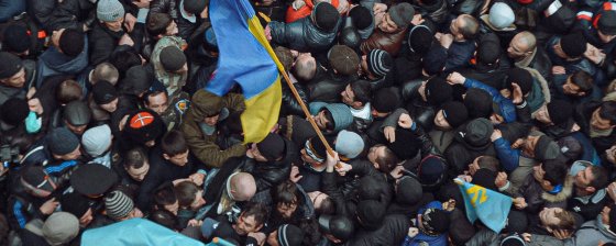 The strangling of Crimea