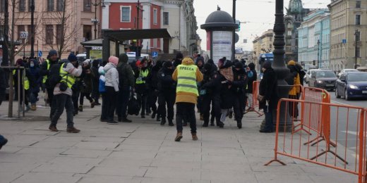 Списки задержанных в связи с акциями против войны с Украиной 8 марта 2022 года