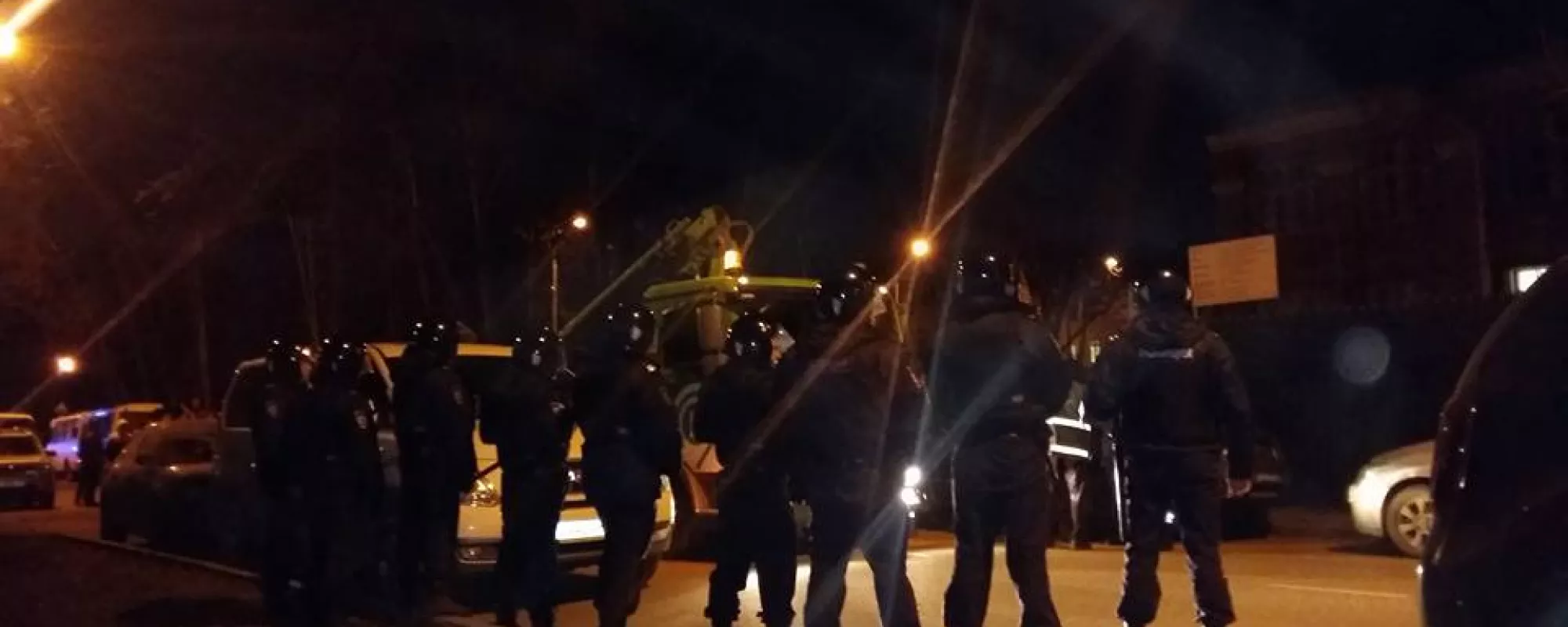 В парке «Дубки» начались задержания
