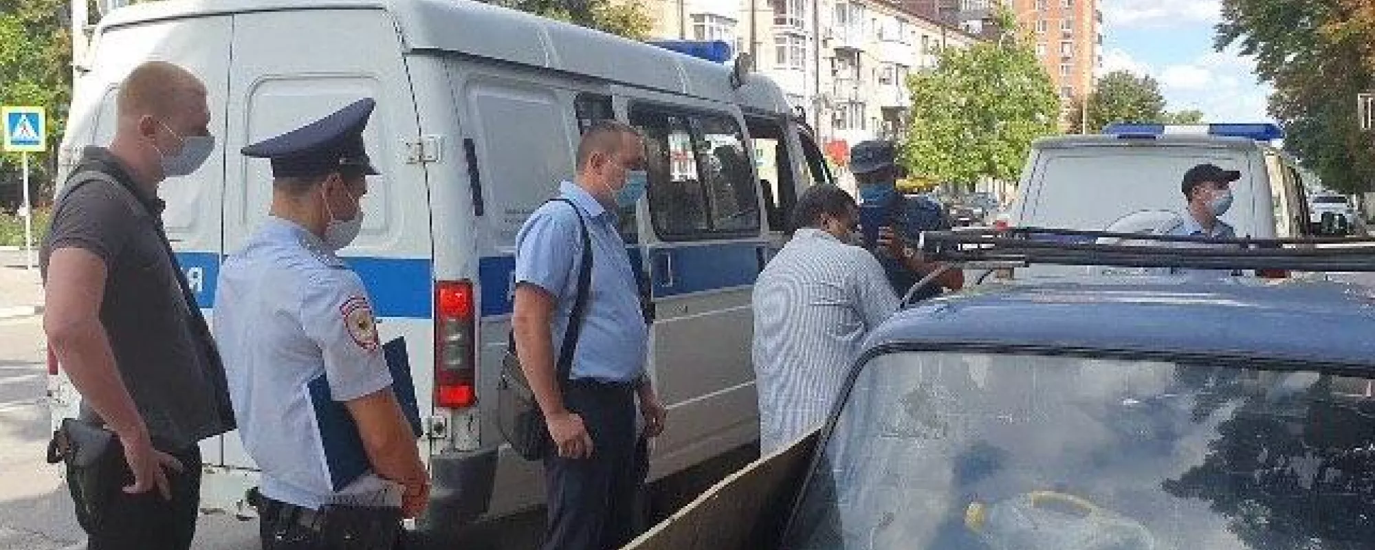 В городе Шахты задержали участника акции в поддержку протестующих в Хабаровском крае