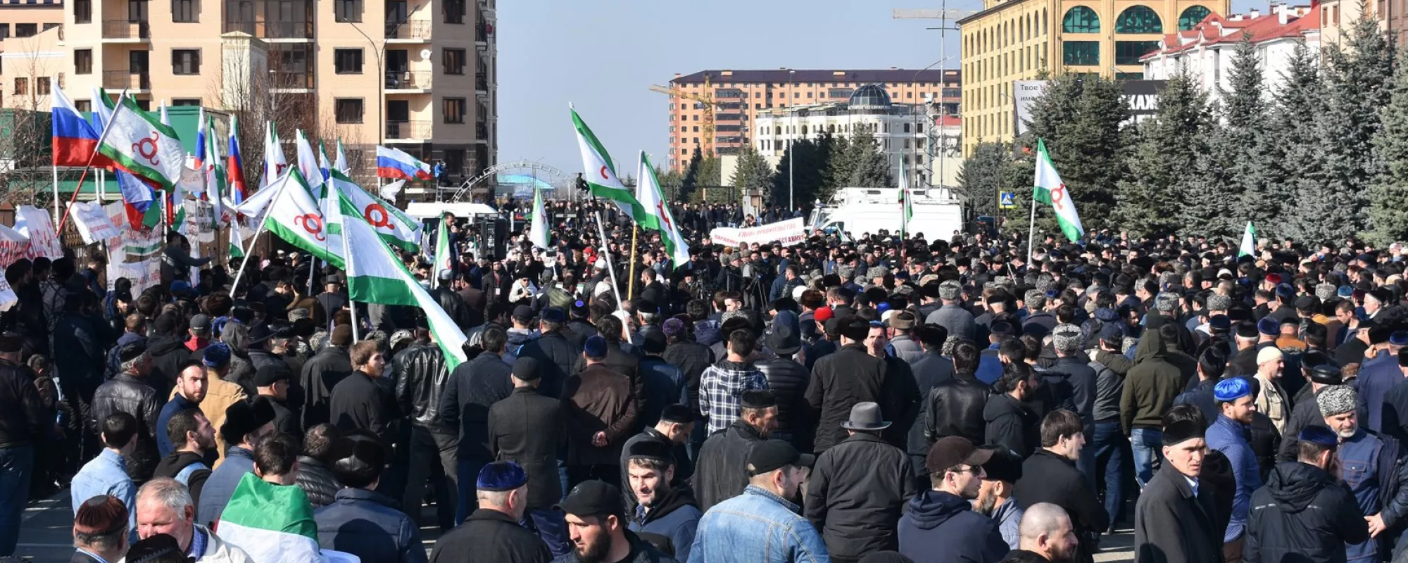 Мешали задерживать протестующих. Полицейских из Ингушетии обвиняют в неисполнении приказа