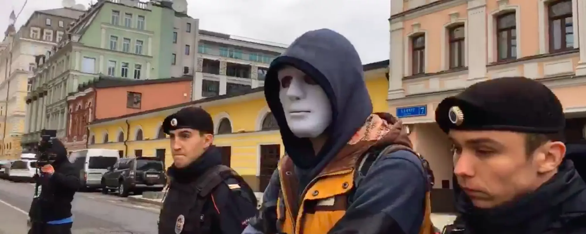 Задержания в Москве на митинге против цензуры у офиса YouTube