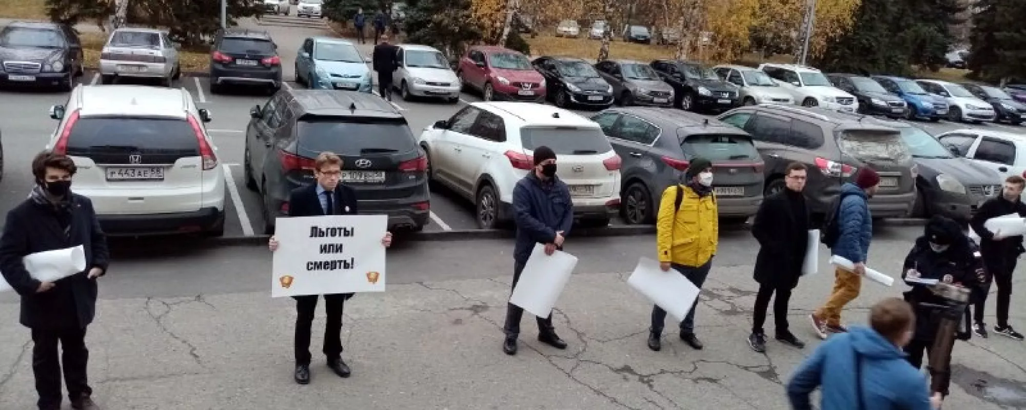 В Пензе на участника серии одиночных пикетов против повышения тарифов на проезд составили протокол