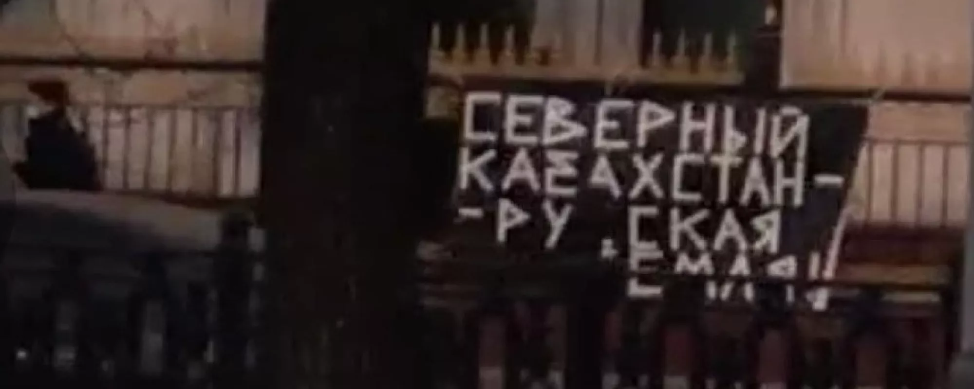 В Москве из-за баннера «Северный Казахстан - русская земля» задержали участника движения «Патриот»