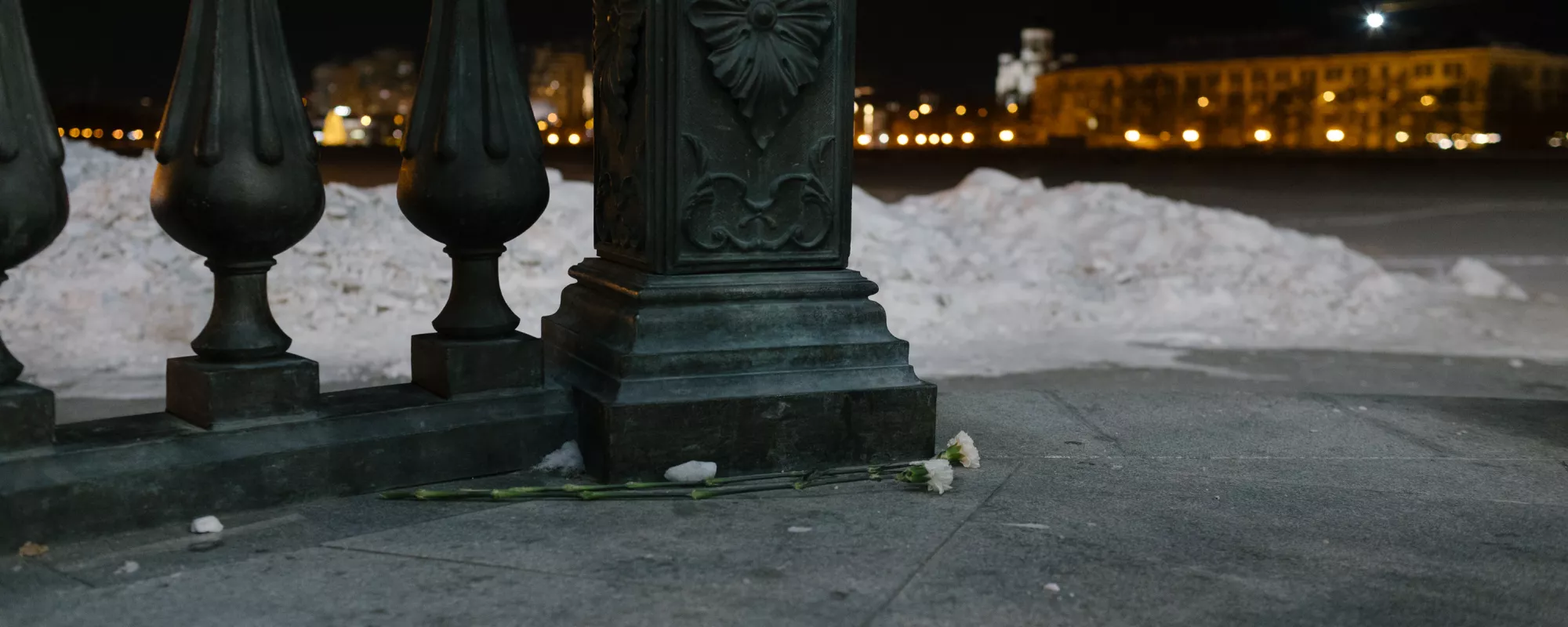 “Girls, didn’t you know you’re not allowed to carry flowers?”