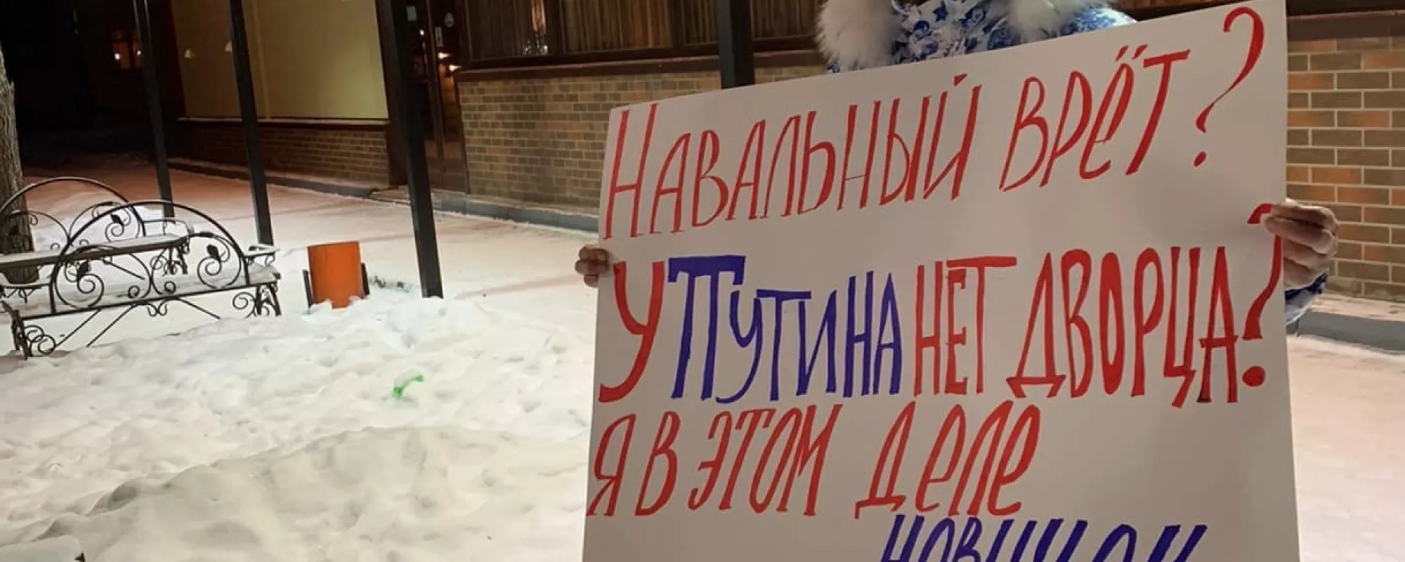 Суд прекратил дело против активистки из Плесецка из-за одиночного пикета в поддержку Навального