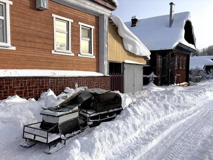 Father Alexander’s snowmobile