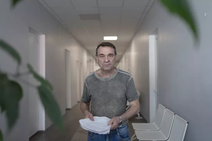 Игорь Барышников в больнице в Калининграде, где он проходит лечение / Фото: ОВД-Инфо