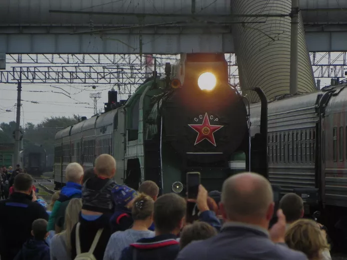 A rail car restored with the support of Rumyantsev’s brother, 2020 / Photo by Vladimir Rumyantsev