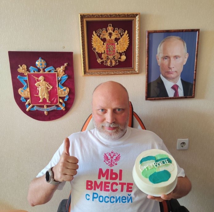 Владимир Рогов, член ОП и один из создателей движения «Мы вместе с Россией» / Фото: личная страница Владимира Рогова во «Вконтакте»