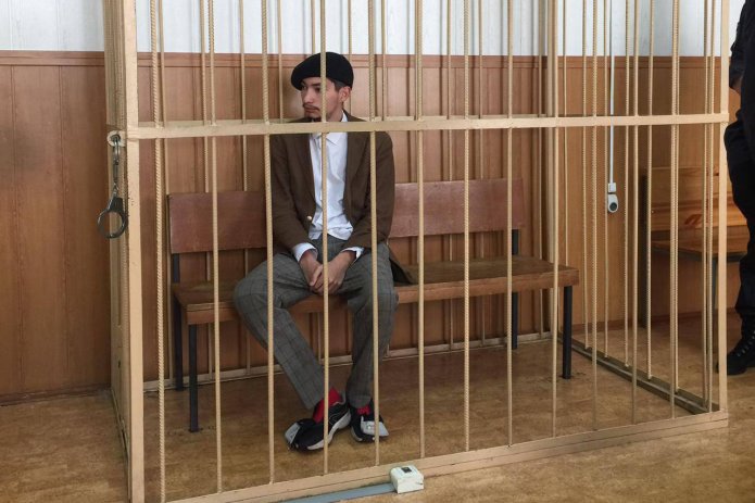 Павел Крисевич на заседании Таганского районного суда г. Москвы 13 июня 2021 года / Фото: пресс-служба Таганского районного суда