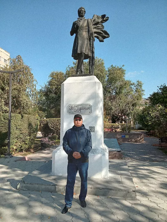Игорь Санджиев в Казахстане / Фото из личного архива