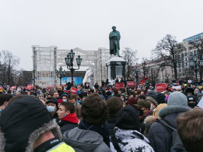Акции «Свободу Навальному!» 23 января 2021 года. Онлайн