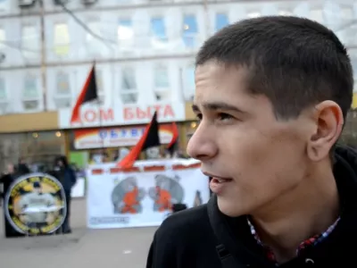  Несанкционированный пикет во время митинга 
