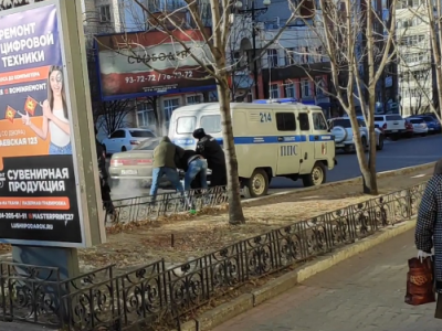 Задержание Александра Муратова / Фото предоставили очевидцы
