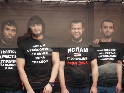 Крымские татары в Южном окружном военном суде, 16 марта 2022 года. / Фото: «Крымская солидарность»