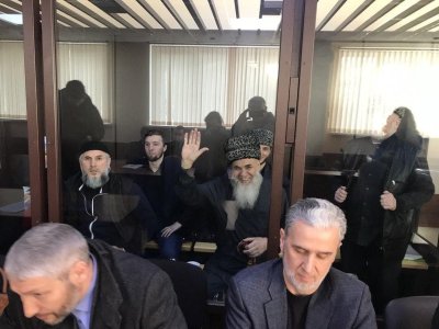 Лидеры ингушского протеста перед оглашением приговора / Фото: ПЦ «Мемориал»