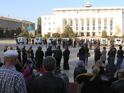 Митинги родственников пропавших без вести дагестанцев