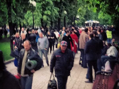  Разгон лагеря #оккупайабай 