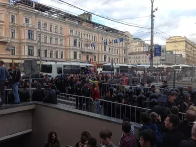  Задержания на Триумфальной 31 мая 2012 