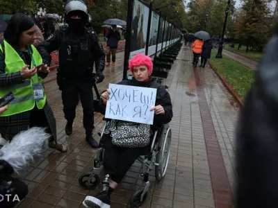  Женщины в черном и мужчины с повестками: итоги акций 24 сентября против мобилизации 