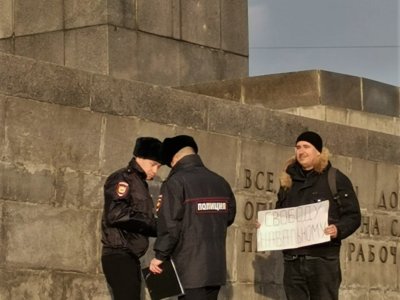 Задержание Ивана Бабушкина / Фото предоставил его друг
