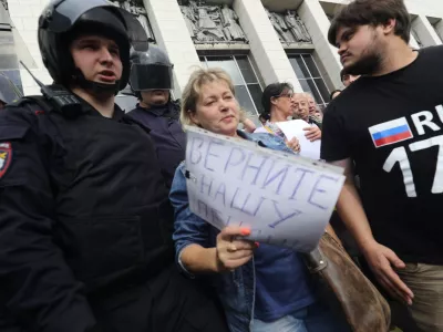 Всероссийская акция против пенсионной реформы 9 сентября