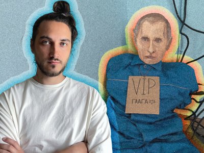 В поисках «украинских следов»: рассказ художника, маму которого вызвали в полицию из-за его антивоенной выставки