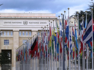 Дворец Наций в Женеве / Фото: Paebi, Wikimedia Commons, CC BY-SA 3.0