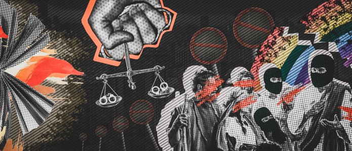 Под зонтиком экстремизма. Как в России запрещают идеи, людей и выдуманные движения