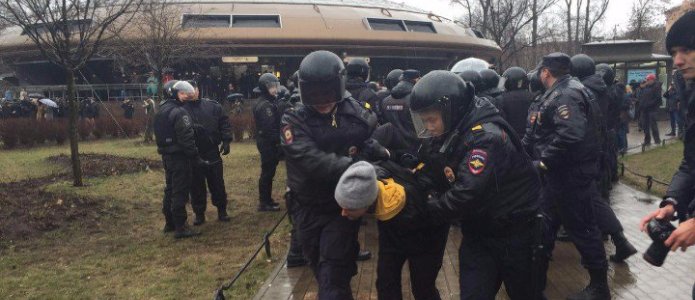 Задержания на акциях #Надоел в России